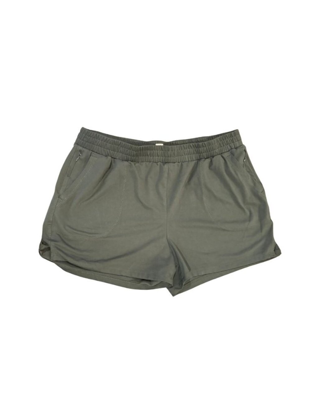 Nicole Miller New York Olive Green Pull-On Athletic Lounge Shorts XL